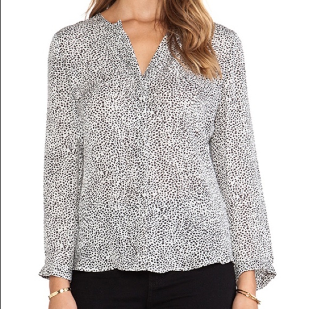 Joie Leopard Blouse
